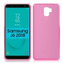 CUSTODIA per SAMSUNG GALAXY J6 2018 (SM-J600F) IN GEL TPU SILICONE COLORE ROSA TRASPARENTE CUSTODIA per SAMSUNG GALAXY J6 2018 (SM-J600F) IN GEL TPU SILICONE COLORE ROSA TRASPARENTE