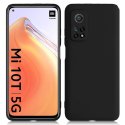 CUSTODIA per XIAOMI MI 10T 5G, MI 10T PRO 5G IN GEL TPU SILICONE SLIM COLORE NERO SATINATO