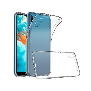 CUSTODIA per HUAWEI Y6 2019, Y6 PRIME 2019, HONOR PLAY 8A IN GEL TPU SILICONE TRASPARENTE