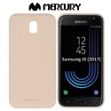 CUSTODIA per SAMSUNG SM-J330 GALAXY J3 (2017) IN GEL TPU SILICONE COLORE SABBIA ALTA QUALITA' MERCURY SOFT BLISTER