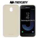 CUSTODIA per SAMSUNG SM-J330 GALAXY J3 (2017) IN GEL TPU SILICONE COLORE BEIGE ALTA QUALITA' MERCURY SOFT BLISTER