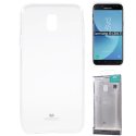 CUSTODIA per SAMSUNG SM-J330 GALAXY J3 (2017) IN GEL TPU SILICONE TRASPARENTE ALTA QUALITA' MERCURY BLISTER