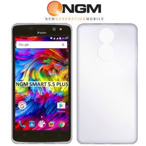 CUSTODIA ORIGINALE per NGM YOU COLOR SMART 5.5 PLUS 32GB IN GEL TPU SILICONE TRASPARENTE BULK