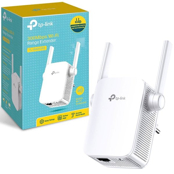 RANGE EXTENDER N 300 Mbps PORTA LAN COLORE BIANCO TL-WA855RE TP-LINK RANGE EXTENDER N 300 Mbps PORTA LAN COLORE BIANCO TL-WA855RE TP-LINK