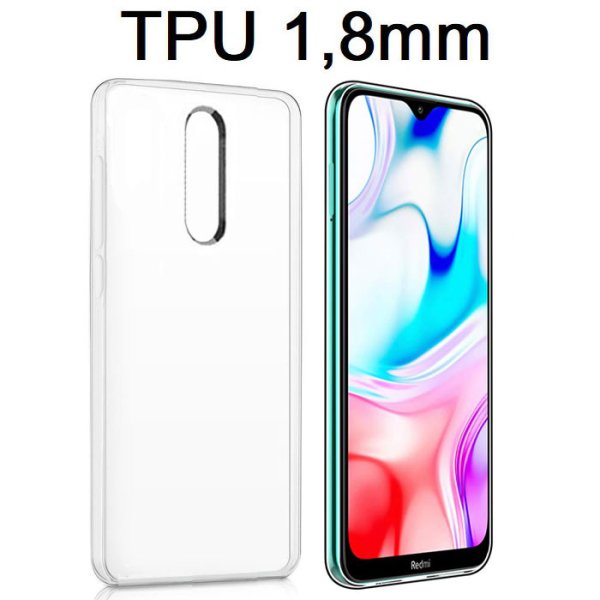 CUSTODIA per XIAOMI REDMI 8, REDMI 8A PRO - IN GEL TPU SILICONE 1,8mm TRASPARENTE CUSTODIA per XIAOMI REDMI 8, REDMI 8A PRO - IN GEL TPU SILICONE 1,8mm TRASPARENTE