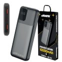 POWER BANK 10.000mAh 20W CON 2 PORTE USB (Out), 1 USB-C (In/Out),1 MICRO USB (In) E SCHERMO CARICA RESIDUA COLORE NERO
