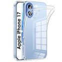 CUSTODIA per APPLE IPHONE 17 (6.3") IN GEL TPU SILICONE 1,8mm TRASPARENTE