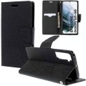 CUSTODIA per SAMSUNG GALAXY S21 PLUS 5G (SM-G996B) - FLIP ORIZZONTALE CON STAND, INTERNO IN TPU E PORTA CARTE COLORE NERO CUSTODIA per SAMSUNG GALAXY S21 PLUS 5G (SM-G996B) - FLIP ORIZZONTALE CON STAND, INTERNO IN TPU E PORTA CARTE COLORE NERO