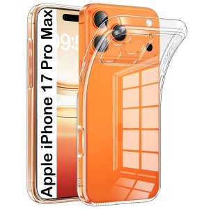 CUSTODIA per APPLE IPHONE 17 PRO MAX (6.9") IN GEL TPU SILICONE 1,8mm TRASPARENTE