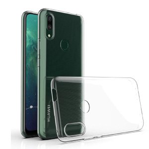 CUSTODIA per HUAWEI P SMART Z, HONOR 9X, Y9 PRIME (2019) IN GEL TPU SILICONE TRASPARENTE