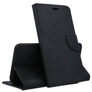 CUSTODIA per XIAOMI REDMI A5 (17,34 x 7,9 x 0,8cm) - FLIP ORIZZONTALE CON STAND, INTERNO IN TPU E TASCHE PORTA CARTE COLORE NERO