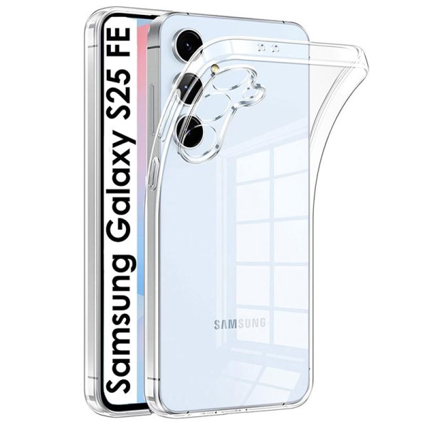 CUSTODIA per SAMSUNG GALAXY S25 FE (SM-S931) IN GEL TPU SILICONE 1,8mm TRASPARENTE CUSTODIA per SAMSUNG GALAXY S25 FE (SM-S931) IN GEL TPU SILICONE 1,8mm TRASPARENTE