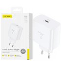 CARICATORE DA RETE GAN 45W CON 1 PORTA TYPE-C (SUPER FAST CHARGING) COLORE BIANCO EU62 FONENG