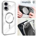 CUSTODIA per APPLE IPHONE 17 (6.3") IN TPU A 360° (COMPRESE FOTOCAMERE) DETTAGLI GRIGI CROMATI - COMPATIBILE RICARICA MAGSAFE