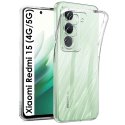 CUSTODIA per XIAOMI REDMI 15 4G/5G (17,1x8,2x0,8cm) TRASPARENTE IN GEL TPU SILICONE 1,8mm