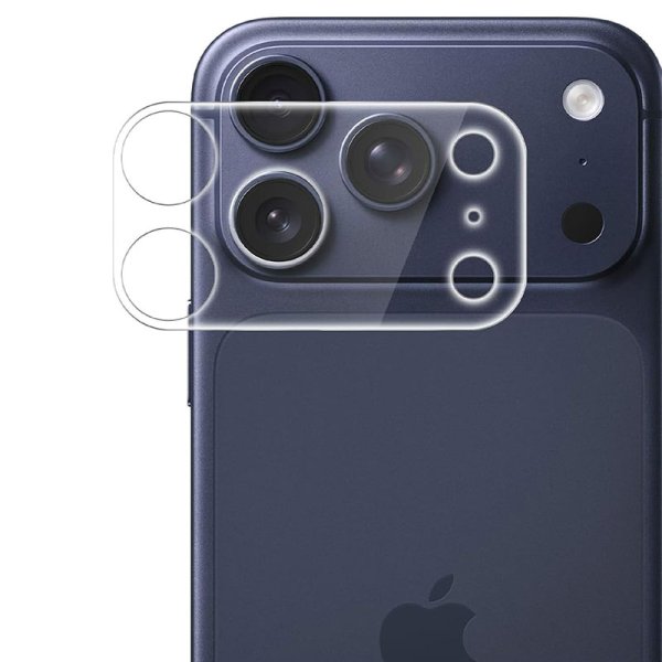 PELLICOLA per APPLE IPHONE 17 PRO (6.3") IN VETRO TEMPERATO 5D PER BLOCCO LENTI FOTOCAMERA POSTERIORE