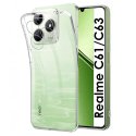 CUSTODIA per REALME C61, C63 - IN GEL TPU SILICONE 1,8mm TRASPARENTE