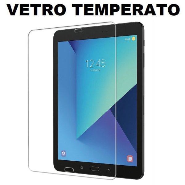 PELLICOLA per SAMSUNG SM-T820 GALAXY TAB S3, SM-T825 - 9.7" POLLICI - PROTEGGI DISPLAY VETRO TEMPERATO 0,33mm