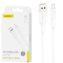 CAVO MICRO USB CON SUPPORTO DI RICARICA QUICK CHARGING (MAX 2.1A) - LUNGHEZZA 1 MT COLORE BIANCO XS01 FONENG
