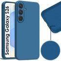 CUSTODIA per SAMSUNG GALAXY S26 IN SILICONE COLORE BLU CON EFFETTO SOFT TOUCH E INTERNO IN MICROFIBRA