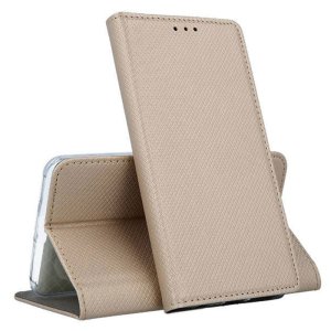 CUSTODIA per XIAOMI MI 8 LITE, MI 8 X, MI 8 YOUTH - FLIP ORIZZONTALE CON CHIUSURA MAGNETICA INVISIBILE E INTERNO IN TPU ORO