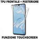 CUSTODIA per HUAWEI P30 IN GEL TPU SILICONE FRONTALE + POSTERIORE ULTRA SLIM 0,3mm TRASPARENTE