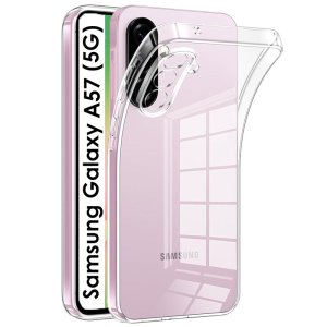 CUSTODIA per SAMSUNG GALAXY A57 5G (SM-A576) IN GEL TPU SILICONE 1,8mm TRASPARENTE