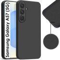 CUSTODIA per SAMSUNG GALAXY A57 5G (SM-A576) IN SILICONE COLORE NERO CON EFFETTO SOFT TOUCH E INTERNO IN MICROFIBRA