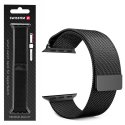CINTURINO DA POLSO IN ACCIAIO PER APPLE WATCH DA 38MM e 41MM MAGLIA MILANO CON CHIUSURA MAGNETICA COLORE NERO 46000201 SWISSTEN
