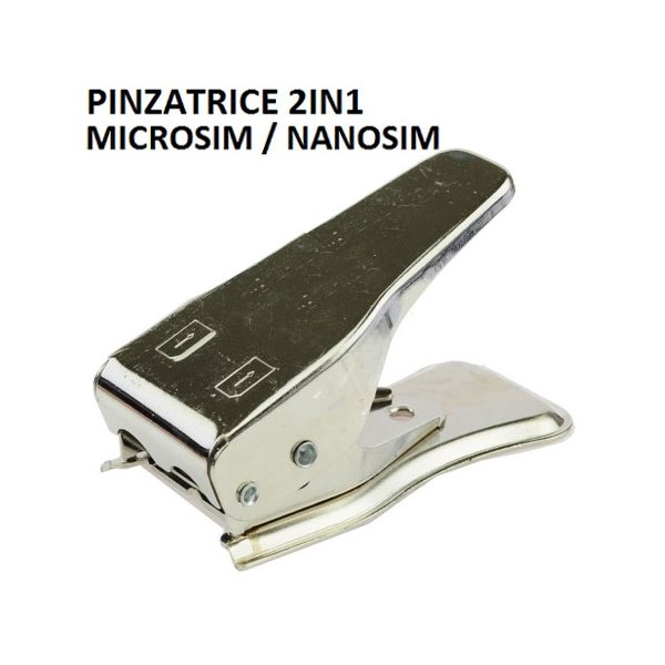 PINZATRICE UNIVERSALE 2 IN 1 per MICRO SIM E NANO SIM
