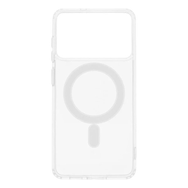 CUSTODIA per SAMSUNG GALAXY S26 EDGE RIGIDA CON CORNICE IN SILICONE TRASPARENTE COMPATIBILE CON RICARICA MAGSAFE