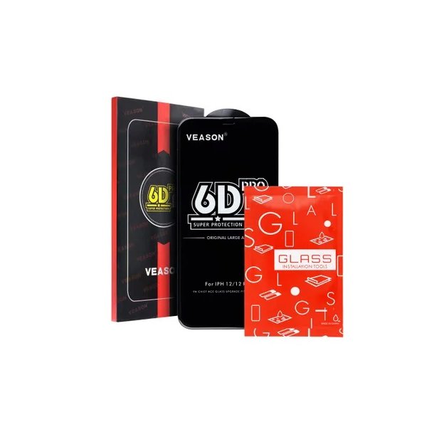 PELLICOLA per SAMSUNG GALAXY S26 ULTRA (SM-S948) VETRO TEMPERATO 9H FULL FACE E FULL GLUE CON CORNICE COLORE NERO VEASON