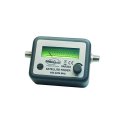 RILEVATORE DI SEGNALE SATELLITARE SAT FINDER CON INDICATORE DI SCALA E POTENZIOMETRO COLORE GRIGIO VAR304 DIGIQUEST