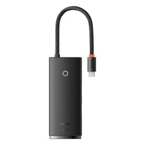 HUB 6 PORTE USB 3.0 CON ATTACCO TYPE-C E VELOCITA' DI TRASFERIMENTO FINO A 5 Gb/s WKQX050101BASEUS BLISTER