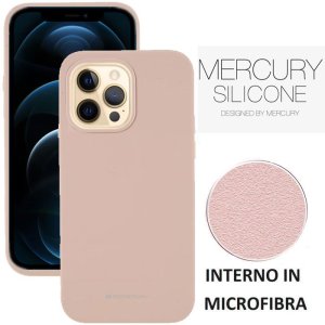 CUSTODIA per APPLE IPHONE 11 PRO (5.8") IN SILICONE CON INTERNO IN MICROFIBRA COLORE SABBIA ALTA QUALITA' MERCURY BLISTER