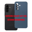 CUSTODIA per SAMSUNG GALAXY A27 (5G) IN SILICONE BLU CON EFFETTO SOFT TOUCH E INTERNO IN MICROFIBRA