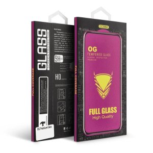 PELLICOLA per SAMSUNG GALAXY A27 (5G) , S24FE VETRO TEMPERATO 9H FULL FACE E FULL GLUE CON CORNICE COLORE NERO OG