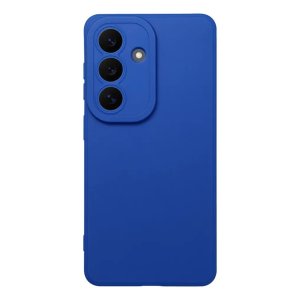 CUSTODIA per SAMSUNG GALAXY A17 (4G/5G), F17 (5G), M17 (5G) IN GEL TPU SILICONE SLIM COLORE BLU SATINATO