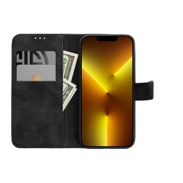 CUSTODIA per SAMSUNG GALAXY A27 ( 5G ) FLIP ORIZZONTALE IN ECOPELLE COLORE NERO CON INTERNO IN TPU E CHIUSURA MAGNETICA