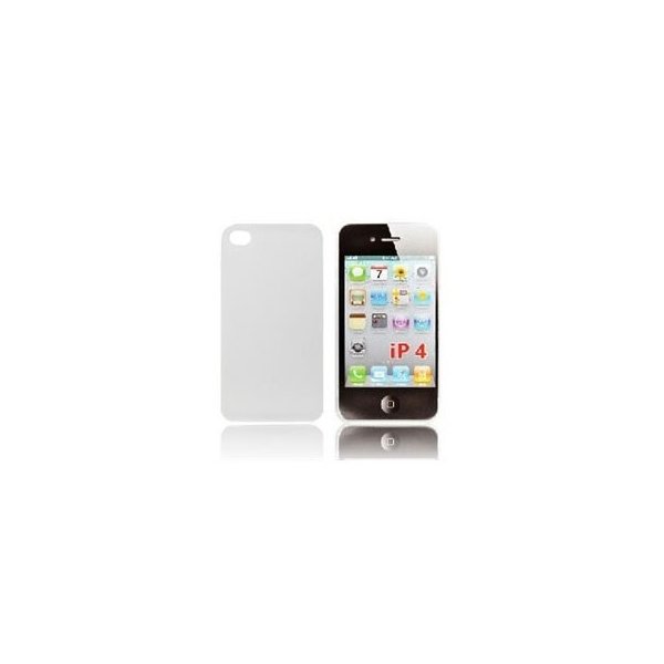 CUSTODIA per APPLE IPHONE 4, IPHONE 4S - BACK RIGIDA GOMMATA SLIM COLORE BIANCO CUSTODIA per APPLE IPHONE 4, IPHONE 4S - BACK RIGIDA GOMMATA SLIM COLORE BIANCO
