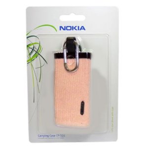 CUSTODIA CALZINO ORIGINALE CP-516 CON MOSCHETTONE per NOKIA N97, N95, X6 COLORE ROSA BLISTER SEGUE COMPATIBILITA'..
