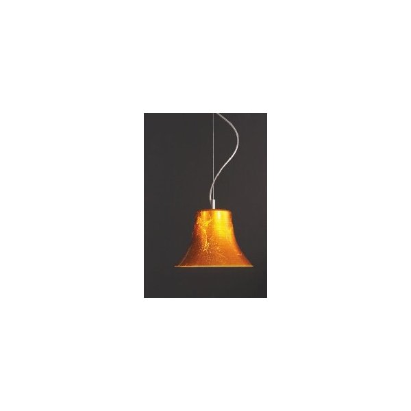 LAMPADARIO SOSPESO CROMO E27 VASO ARANCIO D25 SERIE DEMETRA "MADE IN ITALY" LAMPADARIO SOSPESO CROMO E27 VASO ARANCIO D25 SERIE DEMETRA "MADE IN ITALY"