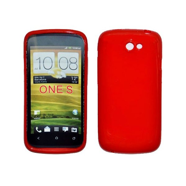 CUSTODIA GEL TPU SILICONE LUCIDA per HTC ONE S COLORE ROSSO CUSTODIA GEL TPU SILICONE LUCIDA per HTC ONE S COLORE ROSSO