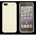 CUSTODIA per APPLE IPHONE SE, IPHONE 5S, IPHONE 5 - BACK RIGIDA CON BRILLANTINI COLORE BIANCO CUSTODIA per APPLE IPHONE SE, IPHONE 5S, IPHONE 5 - BACK RIGIDA CON BRILLANTINI COLORE BIANCO