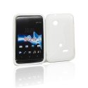 CUSTODIA GEL TPU SILICONE DOUBLE per SONY XPERIA TIPO ST21i COLORE BIANCO CUSTODIA GEL TPU SILICONE DOUBLE per SONY XPERIA TIPO ST21i COLORE BIANCO