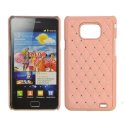 CUSTODIA RIGIDA GOMMATA CON BRILLANTINI per SAMSUNG I9100 GALAXY S II, I9105 GALAXY S II PLUS COLORE ROSA CUSTODIA RIGIDA GOMMATA CON BRILLANTINI per SAMSUNG I9100 GALAXY S II, I9105 GALAXY S II PLUS COLORE ROSA