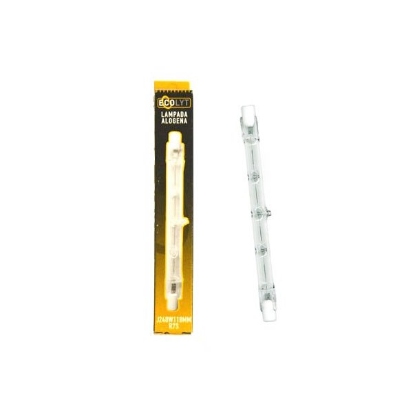 LAMPADINA ALOGENA R7S 240W 118mm POLIPLAST LAMPADINA ALOGENA R7S 240W 118mm POLIPLAST