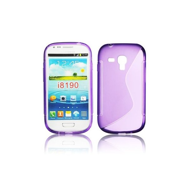 CUSTODIA GEL TPU SILICONE DOUBLE per SAMSUNG i8190 Galaxy S3 Mini, I8200 Galaxy S3 Mini VE COLORE VIOLA CUSTODIA GEL TPU SILICONE DOUBLE per SAMSUNG i8190 Galaxy S3 Mini, I8200 Galaxy S3 Mini VE COLORE VIOLA
