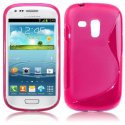 CUSTODIA GEL TPU SILICONE DOUBLE per SAMSUNG i8190 Galaxy S3 Mini, I8200 Galaxy S3 Mini VE COLORE ROSA CUSTODIA GEL TPU SILICONE DOUBLE per SAMSUNG i8190 Galaxy S3 Mini, I8200 Galaxy S3 Mini VE COLORE ROSA