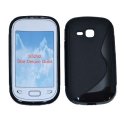 CUSTODIA GEL TPU SILICONE DOUBLE per SAMSUNG REX 90 S5292 COLORE NERO CUSTODIA GEL TPU SILICONE DOUBLE per SAMSUNG REX 90 S5292 COLORE NERO